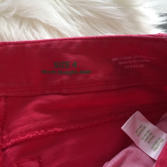 Sale! Lily Pulitzer pink jeans - Picture 6 of 9